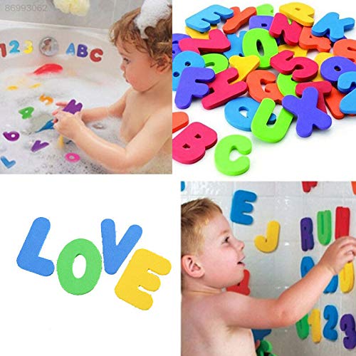 Alphabets + Numbers Baby Bath Toy For Childrens